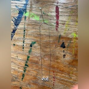 Minimalist Silver Zoe Necklace